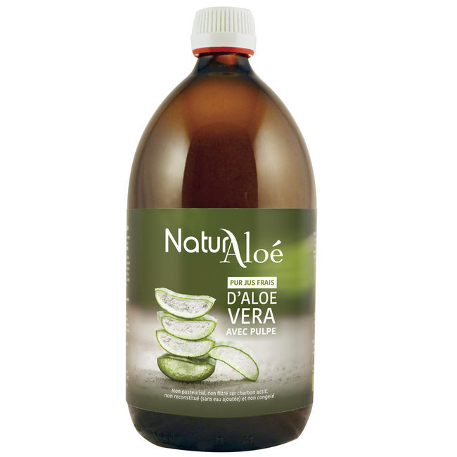Pulpe d'Aloe vera bio - Pur jus frais 500ml