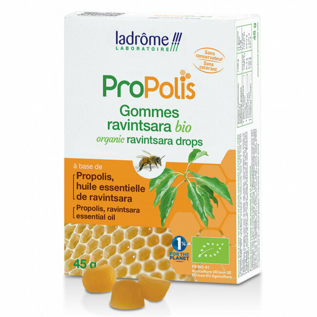 Gommes Propolis et Ravintsara bio 45g