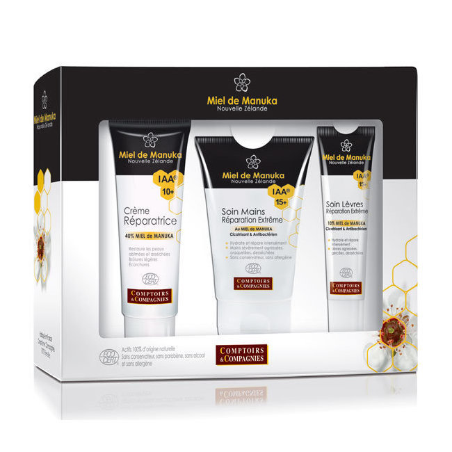 Coffret 3 soins bio au Miel de Manuka