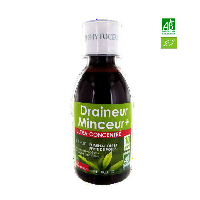 Draineur Minceur bio au Th vert - 200ml Draineur Minceur bio au Th vert - 200ml