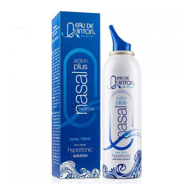 Spray nasal Quinton Hypertonic Action plus - Eau de mer 150ml Spray nasal Quinton Hypertonic Action plus - Eau de mer 150ml