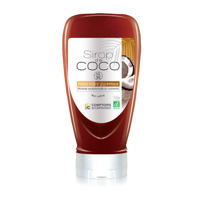 Sirop de coco bio faible IG - Format conomique 500ml Sirop de coco bio faible IG - Format conomique 500ml