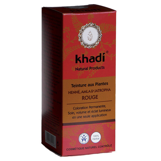 Henn   Amla et Jatropha rouge - Coloration v  g  tale naturelle 100g