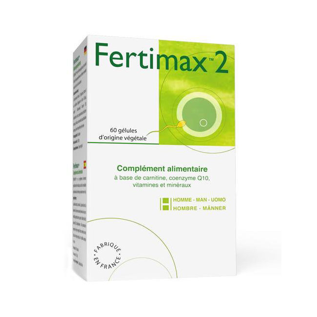 Fertimax 2 pour homme - 60 g  lules v  g  tales