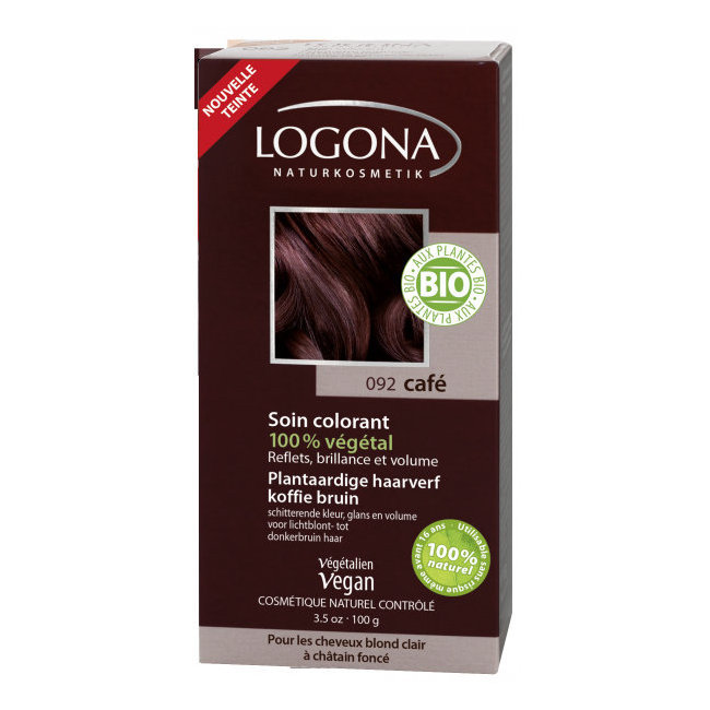 Caf   - Soin colorant v  g  tal - Reflets pour cheveux blonds  