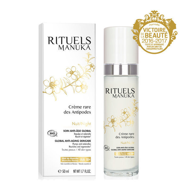 Cr eme rare des Antipodes Nuit - Soin anti- age au Miel de Manuka 50ml
