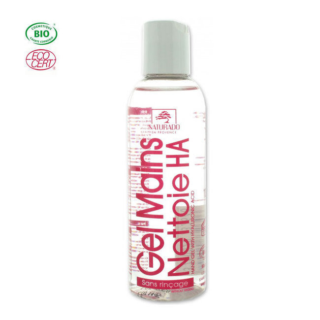 Gel hydroalcoolique bio assainissant pour les mains 100ml