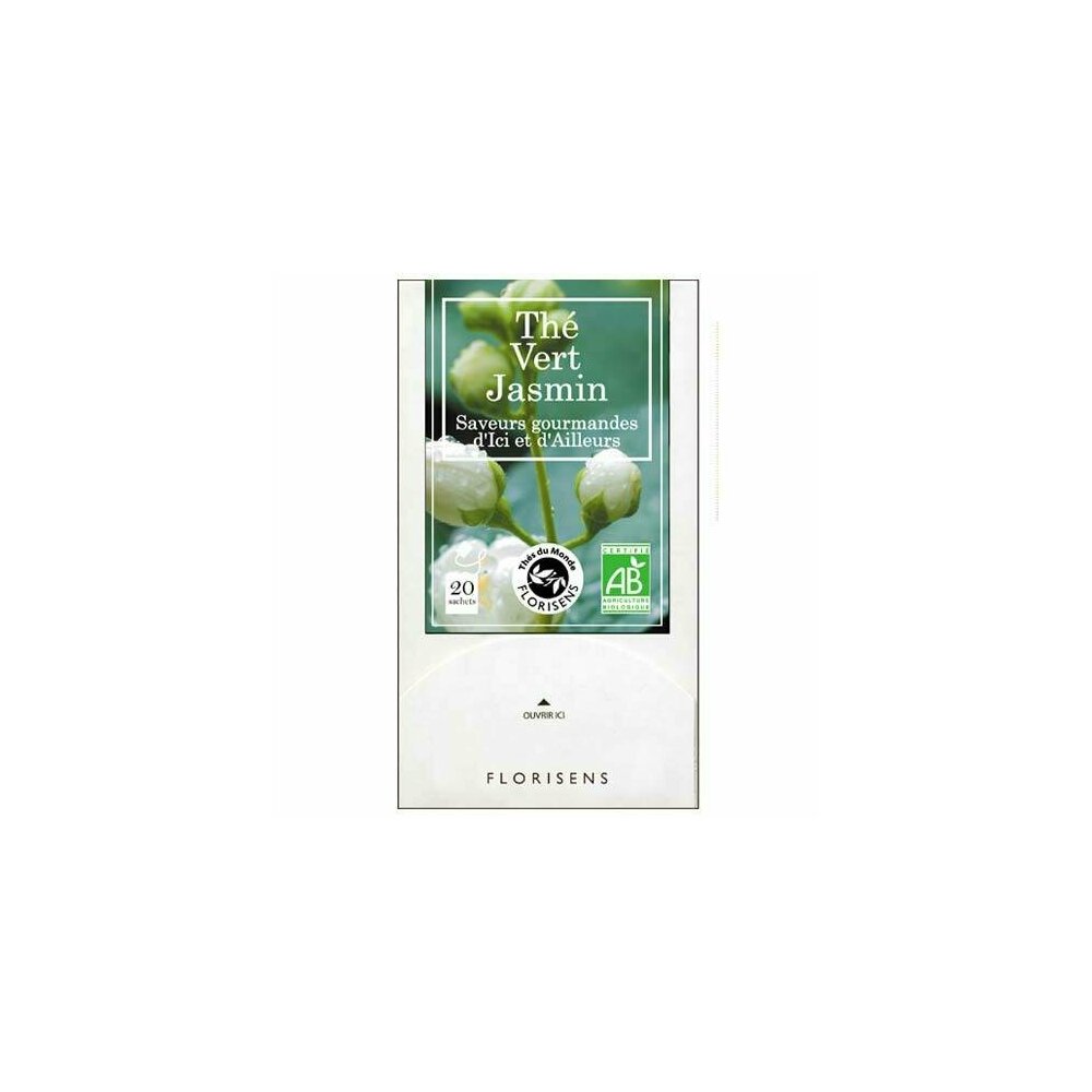 Th� Vert Bio Au Jasmin 20 Sachets