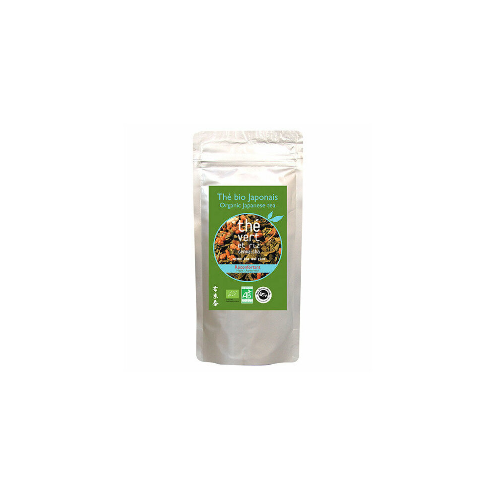 Th� Vert Bio Genmaicha Riz Complet Souffl� 150g