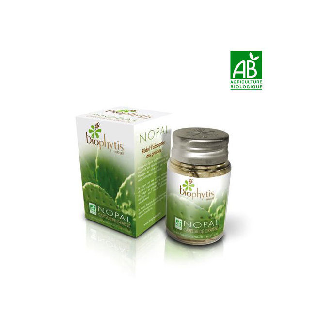 Nopal Bio du Mexique Capteur de graisse - 60 gélules