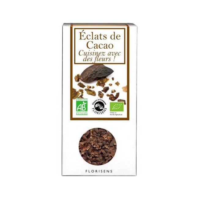 Fleurs à Croquer Eclats de Cacao Bio 50g