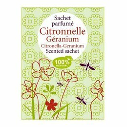 Sachet parfum&eacute; Citronnelle G&eacute;ranium