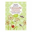 Sachet parfum&eacute; Citronnelle G&eacute;ranium