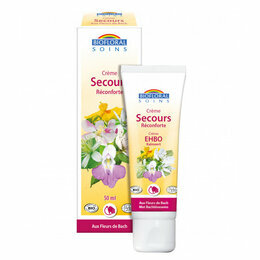 Cr&egrave;me de secours bio aux Fleurs de Bach 50g