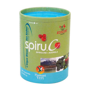 Spiru.C Spiruline et Acérola bio 300 comprimés