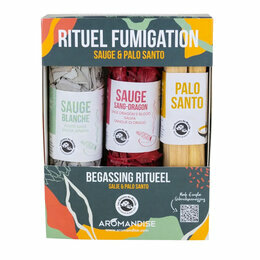 FLO199013 - Coffret Mon Rituel Fumigation - Sauge et Palo Alto 