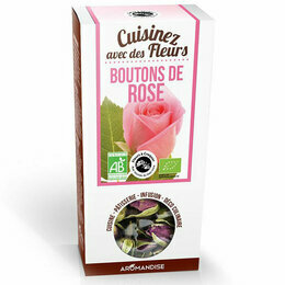 Fleurs &agrave; Croquer Boutons de Rose Bio 30g