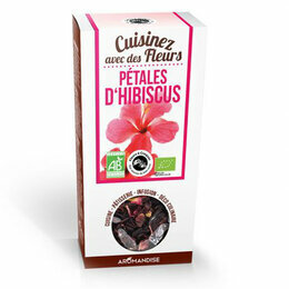 Fleurs &agrave; Croquer P&eacute;tales d'Hibiscus Bio 80g