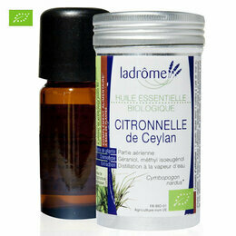 Huile essentielle bio de Citronnelle 10ml