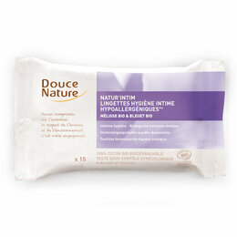 15 Lingettes Hygi&egrave;ne Intime Bio Natur'intim