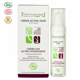 Cr&egrave;me de jour Bio SOS Ultra hydratante Dermaclay 50ml