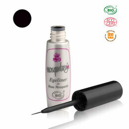 Eyeliner Bio Noir &agrave; l'huile de rose musqu&eacute;e du Chili 5ml