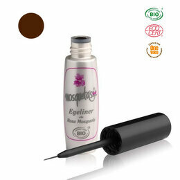 Eyeliner Bio Brun &agrave; l'huile de rose musqu&eacute;e du Chili 5ml