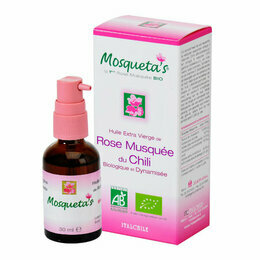 Huile de Rose musqu&eacute;e Bio du Chili 30ml