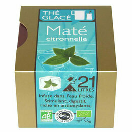 Th&eacute; Glac&eacute; bio - Mat&eacute; &agrave; la citronnelle D&eacute;salt&eacute;rant 14 sachets