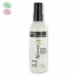 Cr&egrave;me solaire bio Indice 15 Protection moyenne 100ml