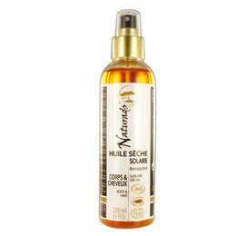 Huile s&egrave;che solaire bio Bronzage dor&eacute; Corps & Cheveux 200ml