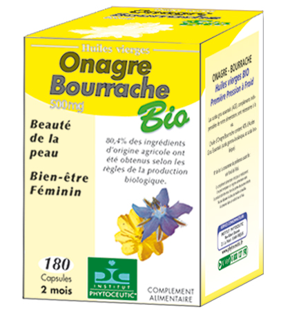 Onagre Bourrache bio - Beaut&eacute; de la peau - Clairenature