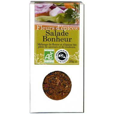 Fleurs d'épices bio Salade Bonheur pour la cuisine 20g