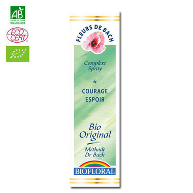 Courage Espoir - Complexe n°4 Fleurs de Bach bio Spray 20ml