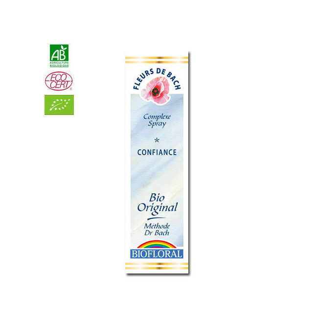 Confiance - Complexe n°6 Fleurs de Bach bio Spray 20ml