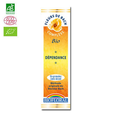 Dépendances - Complexe n°1 Fleurs de Bach bio sans alcool granules 10g