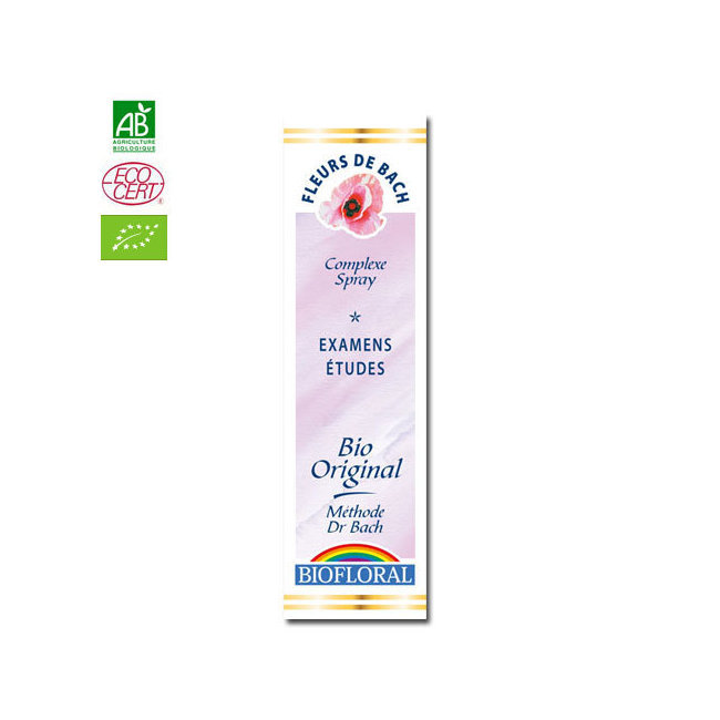 Examens - Complexe n°14 Fleurs de Bach bio Spray 20ml