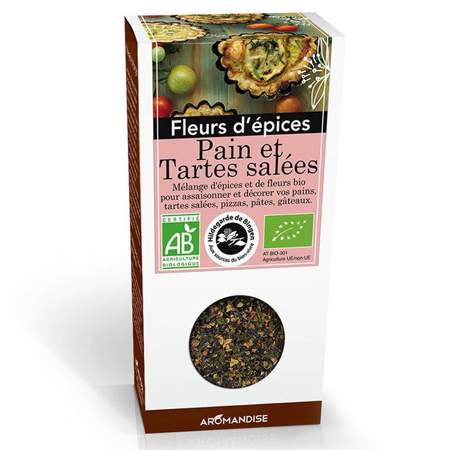 Fleurs d'épices bio Pains et Tartes salées pour la cuisine 40g