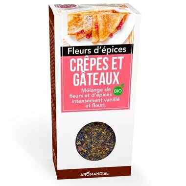 Fleurs d'épices bio Crêpes et Gâteaux pour la cuisine 35g