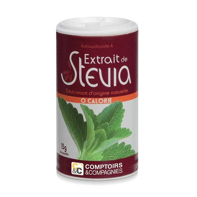 Stévia en poudre - Boîte de 15g