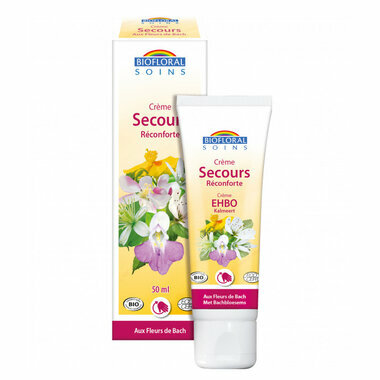 Crème de secours bio aux Fleurs de Bach 50g