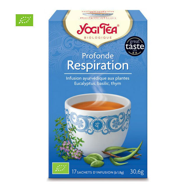 Yogi Tea Profonde Respiration infusion bio 17 sachets