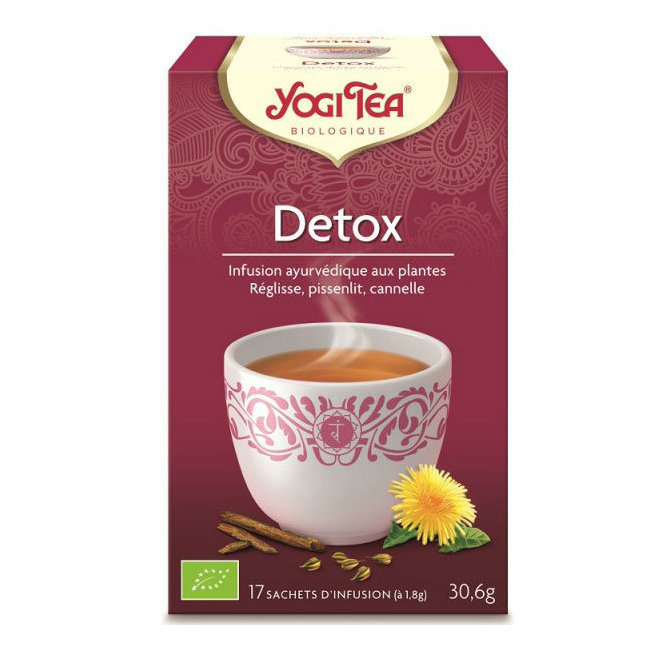 Yogi Tea Purifica Detox bio 17 sachets - Claire Nature