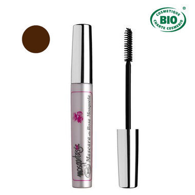 Mascara Bio Marron à la rose musquée 8ml