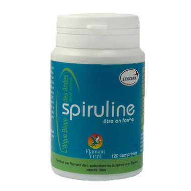 Spiruline Ecocert 500mg 120 comprimés