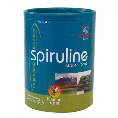 Spiruline Ecocert 500mg 300 comprimés