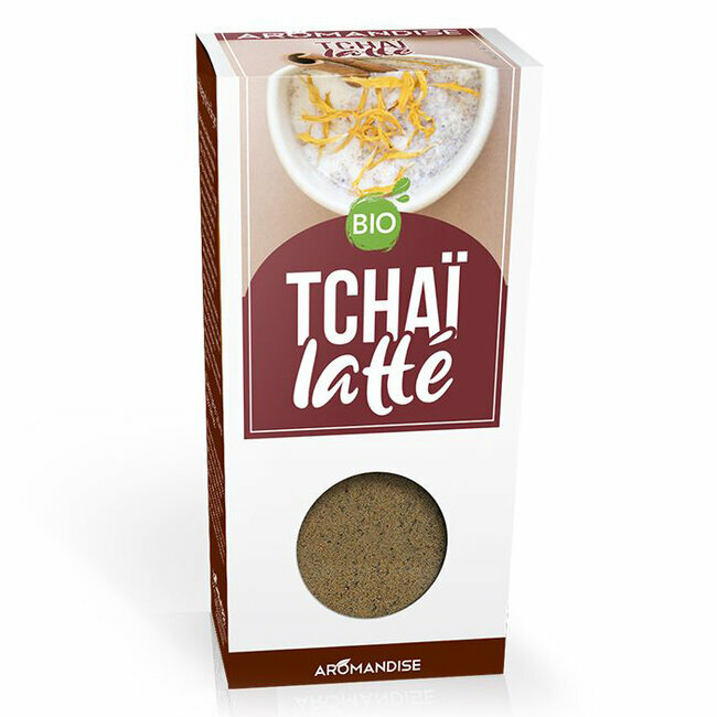 Fleurs d'épices bio Tchai Latte pour la cuisine 70g