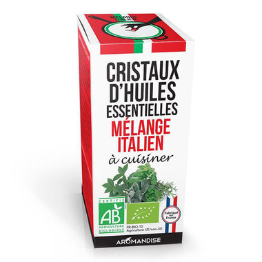 Cristaux d'huiles essentielles Mélange italien bio 10g