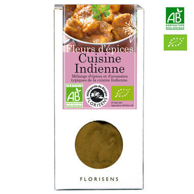 Fleurs d'épices bio Cuisine indienne 38g