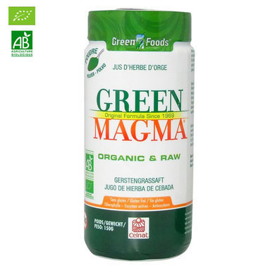Green Magma Jus d'herbe d'orge bio en poudre 150g